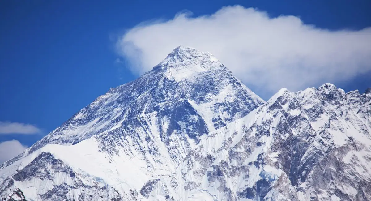 Mount Everest view from an Everest Base Camp helicopter tour in Nepal