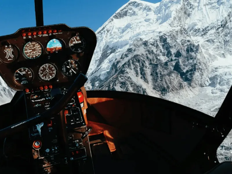 Gorakshep to Kathmandu Helicopter Return Tour | Helicopter tour package in Everest Region