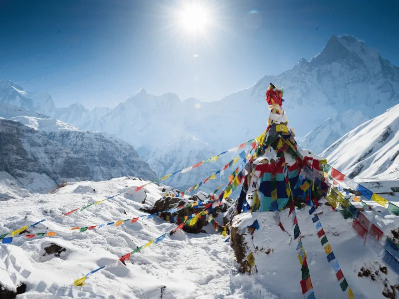 Annapurna Base Camp Trek with Helicopter Return | Helicopter tour package in Annupurna Region