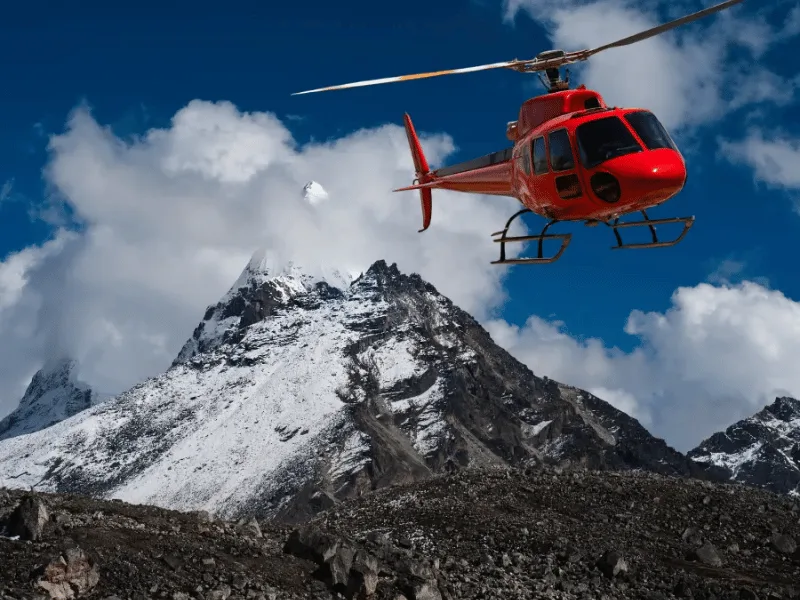 Gokyo Chola Pass EBC Heli Trek | Helicopter tour package in Everest Region