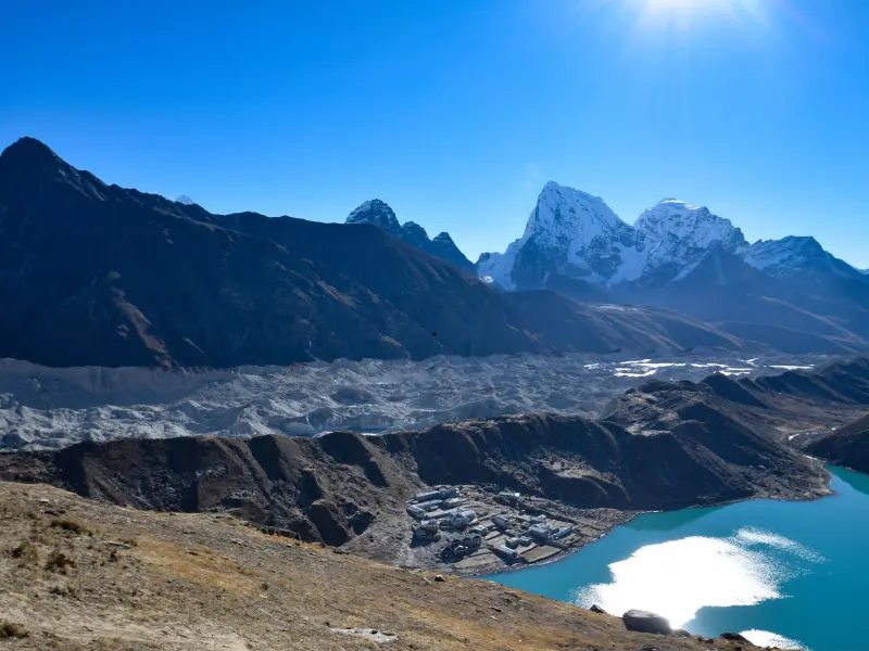 Gokyo to Kathmandu Helicopter Flight helicopter tour in Nepal