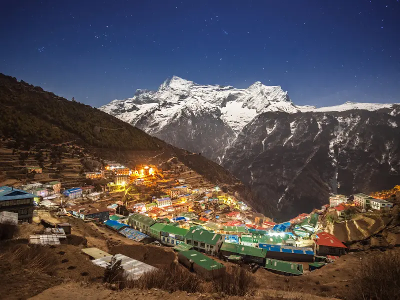 Namche to Kathmandu Helicopter Flight helicopter tour in Nepal