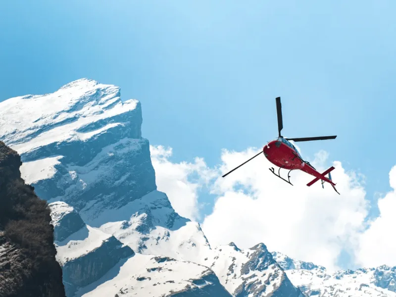 Annapurna Circuit Trek with Luxury Helicopter Return | Helicopter tour package in Annupurna Region