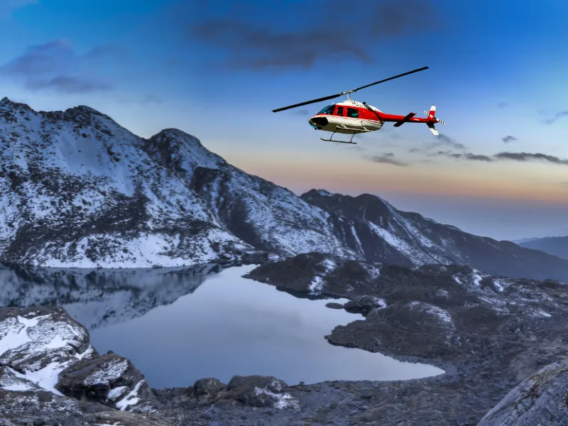 Gosaikunda Helicopter Tour | Helicopter tour package in Langtang Region