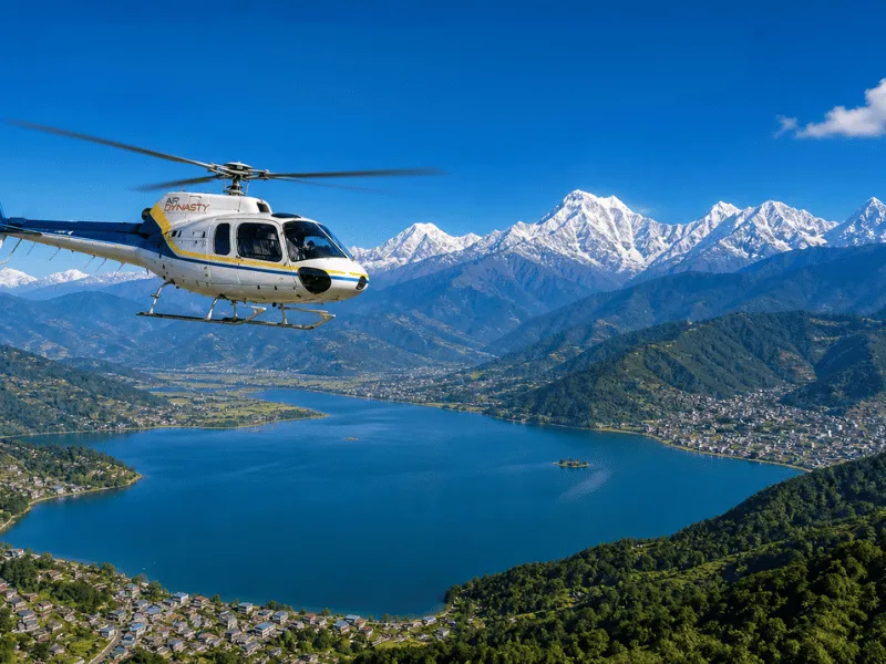 Pokhara Valley Scenic Helicopter Tour | Helicopter tour package in Annupurna Region