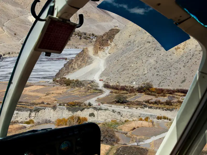 Upper Mustang Helicopter Tour