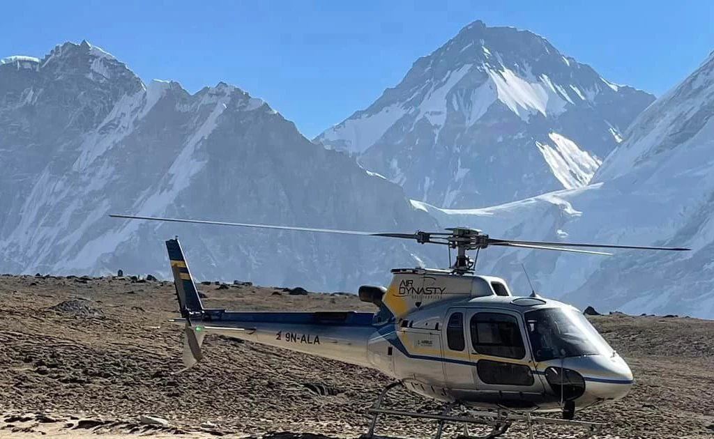 Tengboche to Lukla Helicopter Flight helicopter tour in Nepal