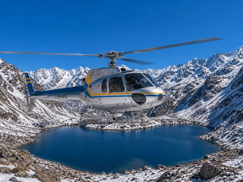 Gosaikunda Heli Trek – Short Luxury Trek | Helicopter tour package in Langtang Region