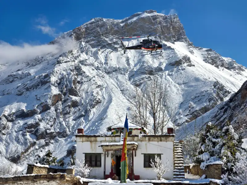 Muktinath Helicopter Tour with Darshan | Helicopter tour package in Mustang Region